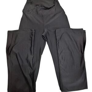 Tiger Friday Black Ruffle Waist Flare Pants Adult XS Extra Small Dance